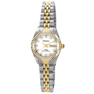 Armitron Ladies Casual White Round Watch with Classic Metal  display picture 1