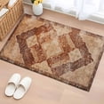 thumbnail image 2 of Entrance Runner Rug 2'x3',Beige Boho Non-slip Doormat for Indoor Outdoor Entrance,Ethnic Modern Geometric Abstract Art Western Throw Floor Mat for Front Door/Living Room/Bedroom/Bathroom/Kitchen, 2 of 9