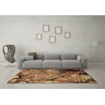 thumbnail image 3 of Ahgly Company Machine Washable Indoor Rectangle Oriental Brown Industrial Area Rugs, 8' x 10', 3 of 4