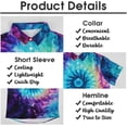 thumbnail image 4 of PISONIC Men's Hawaiian Shirts Summer Tropical Beach Shirt Short Sleeve Casual Vacation Button Down with Pocket, 4 of 6
