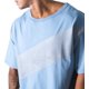 thumbnail image 2 of Camisetas de entrenamiento para hombre, de manga corta, de gran tamaño, estilo hipster, estilo callejero, para hombre, T43 Azul / Patchwork M Azul / Patchwork M Xishao ropa, 2 of 2