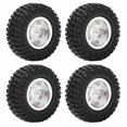 thumbnail image 3 of QIILU Wheel Rims Tires Tyre Set, 1/24 RC Car Rims Tires Tyre Set Strong For Axial Scx24 For AXI90081 For AXI00001, 3 of 8