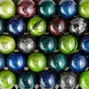 Entervending Bouncy Balls Bulk Little Bowling Ball for Kids and Gumball Machine 50 pcs 32 mm 1.26"