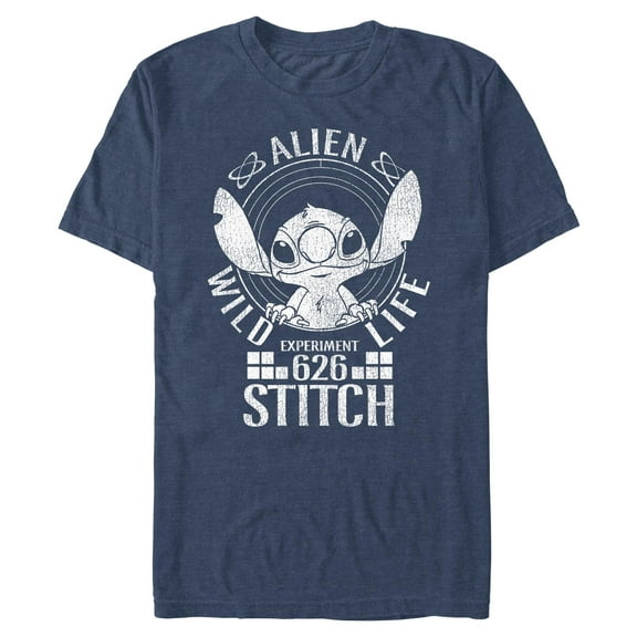 Mens Lilo & Stitch Wild Life Stitch T Shirt