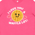 thumbnail image 4 of Inktastic I Love you a Waffle Lot with Cute Happy Waffle Youth T-Shirt, 4 of 5