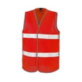 thumbnail image 2 of Result - Chaleco de Seguridad Alta Visibilidad Motorist para Adultos Unisex (Rojo), 2 of 2