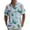 H Dreamy Sea Turtle, variant on Men Hawaiian Shirt Sea Turtle Short Sleeve Lapel Beach Shirt Summer Clothes Trendy Basic Tops for Travel