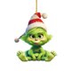 thumbnail image 1 of Adorno para árbol de Navidad Grinch con colgantes de monstruo verde divertidos y bonitos de 8cm para interiores, 1 of 6