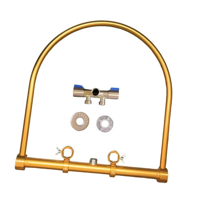 S SERENABLE Head SPA Equipment Frame Hydrotherapy Bend Pipe for Barber Shop Hair Washing B