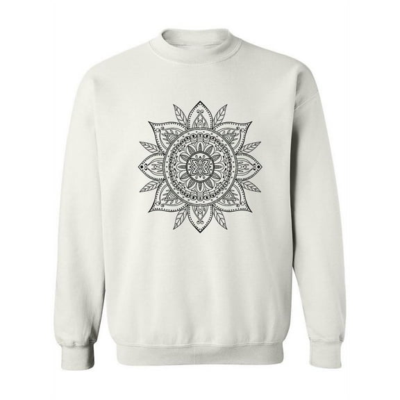 Beautiful Mandala Impression. Sweatshirt Women -Image by Shutterstock, Female 5X-Large