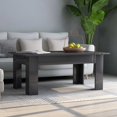 thumbnail image 1 of vidaXL Coffee Table High Gloss Grey 100x60x42 cm Engineered Wood, 1 of 4