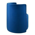 thumbnail image 4 of Modway Della Performance Velvet Fabric and Iron Swivel Chair in Navy, 4 of 9