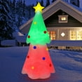 thumbnail image 3 of Gymax 6.2FT Inflatable Blow up Christmas Tree Holiday Decor Tree w/ Colorful Rotating Lights, 3 of 10