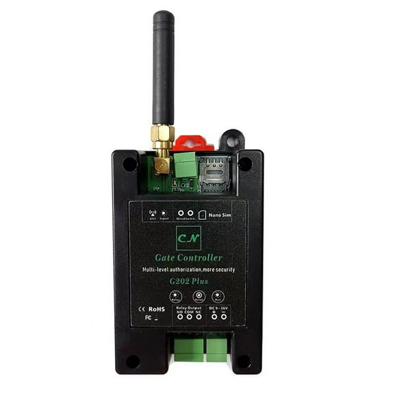 TFixolGSM Door Gate Opener Remote On/Off Relay Switch Remote Control Door Access Wireless Door Opener By Free Call SMS Command