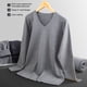 thumbnail image 2 of Jumpingount Conjunto de ropa interior térmica para hombre, engrosamiento de terciopelo, sin costuras, Otoño Invierno, hogar, oficina, ropa interior para Ropa interior Gris claro Jumpingount AP013619-03, 2 of 6