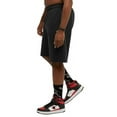 thumbnail image 4 of Champion Men's, Powerblend, Fleece Midweight, Athletic Shorts with Pockets Reg Tall, Black C Patch Logo, 4X-Large Big, 4 of 7