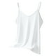 thumbnail image 2 of Camisola de manga corta para mujer, de color liso, con cuello en V, para exteriores, ropa interior básica, para decoración del hogar, pijama sin mangas de algodón., 2 of 6
