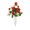 C, variant on C Artificial Flowers Bouquet Floor Standing Pomegranate And Rose Arrangement With Bucket Exquisite Faux Plant For Graveyard Memorial And Holiday Decoration