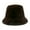 Coffee, variant on ZQUUVOU Oversized Winter Faux Fur Bucket Hat For Women Black