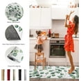 thumbnail image 6 of Kitchen Rugs Set of 2 Watercolor Vines Kitchen Mats Rugs Non Skid Washable Anti Fatiguee Repeating Delicate Doormat Carpet for Bedroom Bathroom Living Room 17x30in+17x47in, 6 of 6