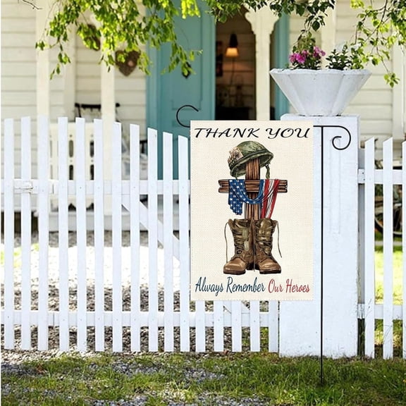 Xiyadun 18 in x 12 in Polyester Patriotic Outdoor Flag Double-Sided