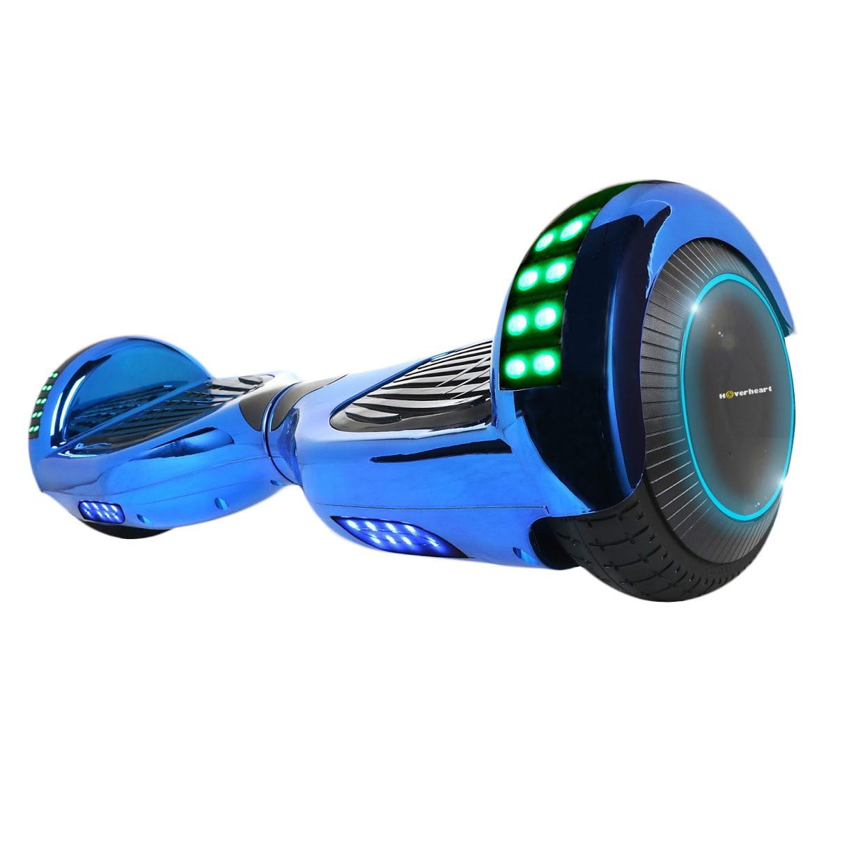 6.5'' Hoover board Two LED Flash Wheels Balance Electric Scooter Chrome US 