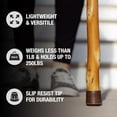 thumbnail image 6 of Brazos Twisted Hickory Wood T-Handle Cane 37 Inch Height, 6 of 11