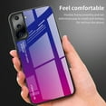 thumbnail image 1 of Gradient Tempered Glass Phone Case Cover For SAMSUNG S21 (Purple-Blue), 1 of 7