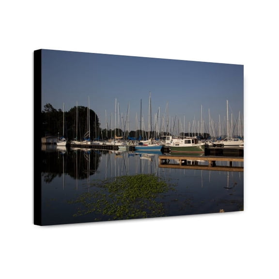 Canvas Print: Sailboats On Lake Guntersville, Guntersville Alabama, 2010