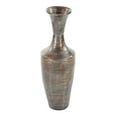thumbnail image 6 of DecMode 23" Tall Floor Dark Brown Bamboo Wood Vase with Lacquer, 6 of 7