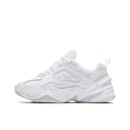 thumbnail image 2 of Zapatillas clásicas M2K Tekno blancas de platino puro, unisex, cómodas, de suela gruesa, estilo retro, informales, de caña baja, 2 of 4