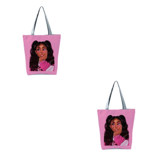 Qarigey Bolso de moda Cool Black Girl - Durabilidad Gran capacidad Bolsos con cremallera Damas hl2108 hl2108 2Conjunto