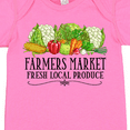 thumbnail image 4 of Inktastic Farmers Market Fresh Local Produce Boys or Girls Baby Bodysuit, 4 of 5