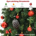 thumbnail image 4 of Patiojoy 5ft Pre-lit Christmas Tree Artificial Christmas Tree Includes 150 LED Lights & 522 Branch Tips, 4 of 9