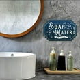 thumbnail image 2 of Farmhouse Bathroom Decor Sign Fresh Soap Water Natural Wood Hanging Plaque Rustic Bathroom Wall Decorations Sign for Wall Art Decoration Restroom Bathroom, 2 of 9