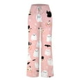 thumbnail image 5 of adviicd Womens Halloween Pajamas Pants Ladies Pumpkins Ghost Pajama Cute Soft Long Bottoms Women Pjs (Light Pink, XL), 5 of 5