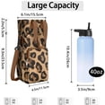 thumbnail image 4 of Water Bottle Carrier Bag with Adjustable Strap, Lightweight Drawstring Bottle Holder for Travel & Outdoor Use, 4 of 7