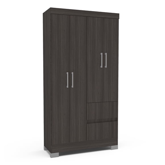 Ropero 4 Puertas Mobi Gardenia Tabaco
