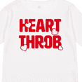 thumbnail image 4 of Inktastic Heart Throb (red) Boys or Girls Long Sleeve Toddler T-Shirt, 4 of 5