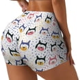 thumbnail image 2 of Fotbe Cute Dog Seamless Shorts, Womens Workout Shorts High Waist Stretch Booty Short for Gym/Yoga/Running/Biking-Medium, 2 of 9
