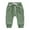 Green, variant on Kids Winter Pants, Kids Solid Color Casual Pants For Girls And Boys Comfortable Everyday Trousers With Elastic Waist Playful Design,Size:6-12 Months