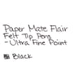 thumbnail image 5 of Flair Felt Tip Porous Point Pen, Stick, Extra-Fine 0.4 Mm, Black Ink, Black Barrel, Dozen | Bundle of 5 Dozen, 5 of 5
