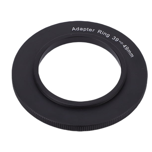 Adaptador De Lente De Cámara De 39mm A 49mm, aleación De Aluminio, Anillo Elevador De Filtro De 39mm A 49mm Para Accesorio De Cámara Sin Espejo