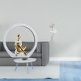 thumbnail image 2 of Estatua de niña,Estatuas de mujeres y niñas,figuritas decorativas elegantes,Escultura de arte abstracto,regalo creativo y moderno para el hogar.,Figura de escritorio,Estatua de bailarina de, 2 of 8