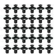 thumbnail image 3 of Graflsoa 190-Piece Black Plastic Fastener Kit with 6 Sizes, Universal Nylon Rivet Clips, 25x18x3cm, 212g, 3 of 6