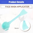 thumbnail image 6 of Vocoste Silicone Facial Cleansing Brush for Face Skincare Massage Green 6.1"x1.57", 6 of 7