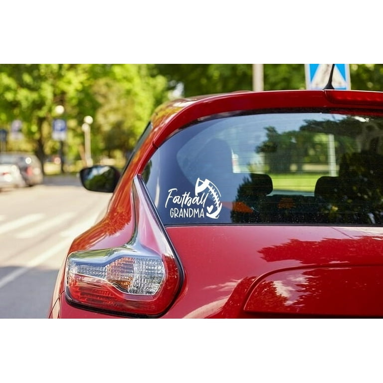 "My Favorite Football Player Calls Me Grandma" Decal Sticker - Vinyl Bumper Sticker For Car, Laptop, Window