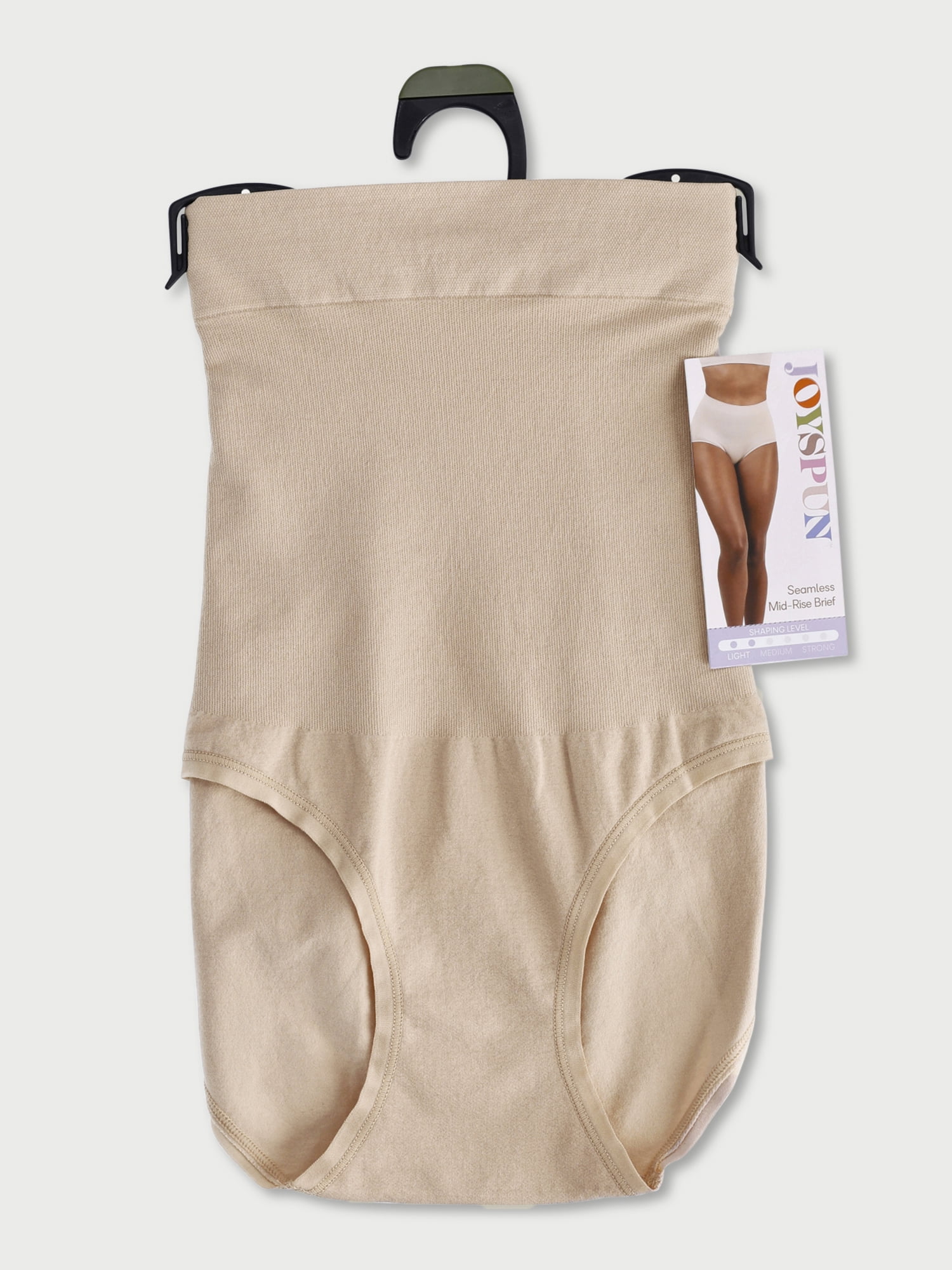 Joyspun Women's Seamless Mid-Rise Shaping Brief, Sizes S to XXXL