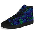thumbnail image 5 of Aidianart Womens Blueberry High Top Shoes High Top Canvas Sneakers Size 15, 5 of 5