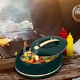 thumbnail image 4 of Pinnacle Insulated Oval Casserole Dish 3.15 qt Hot Pot Food Warmer/Cooler – Dark Pine, 4 of 9
